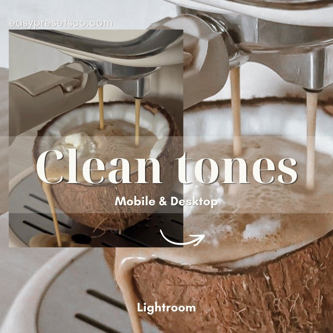 Clean Tones Pro - Lightroom Preset (5 Pack)