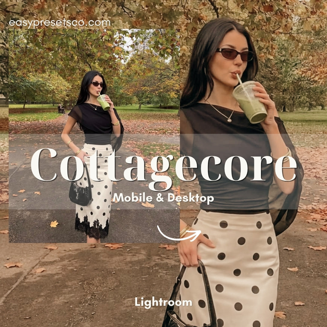 Cottage Core Pro - Lightroom Preset (5 Pack)